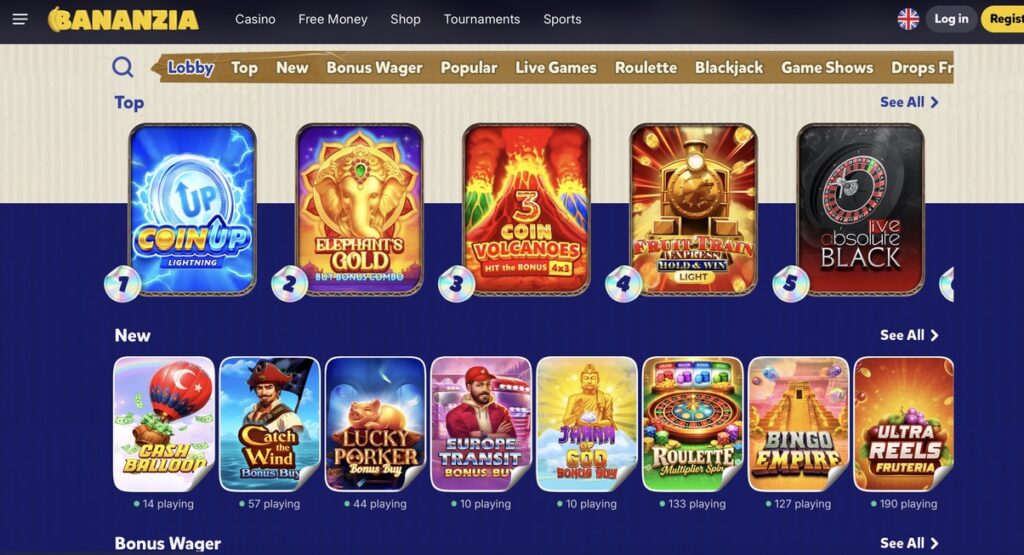 Bananzia Casino - Best Slots That Accept Credit Cards